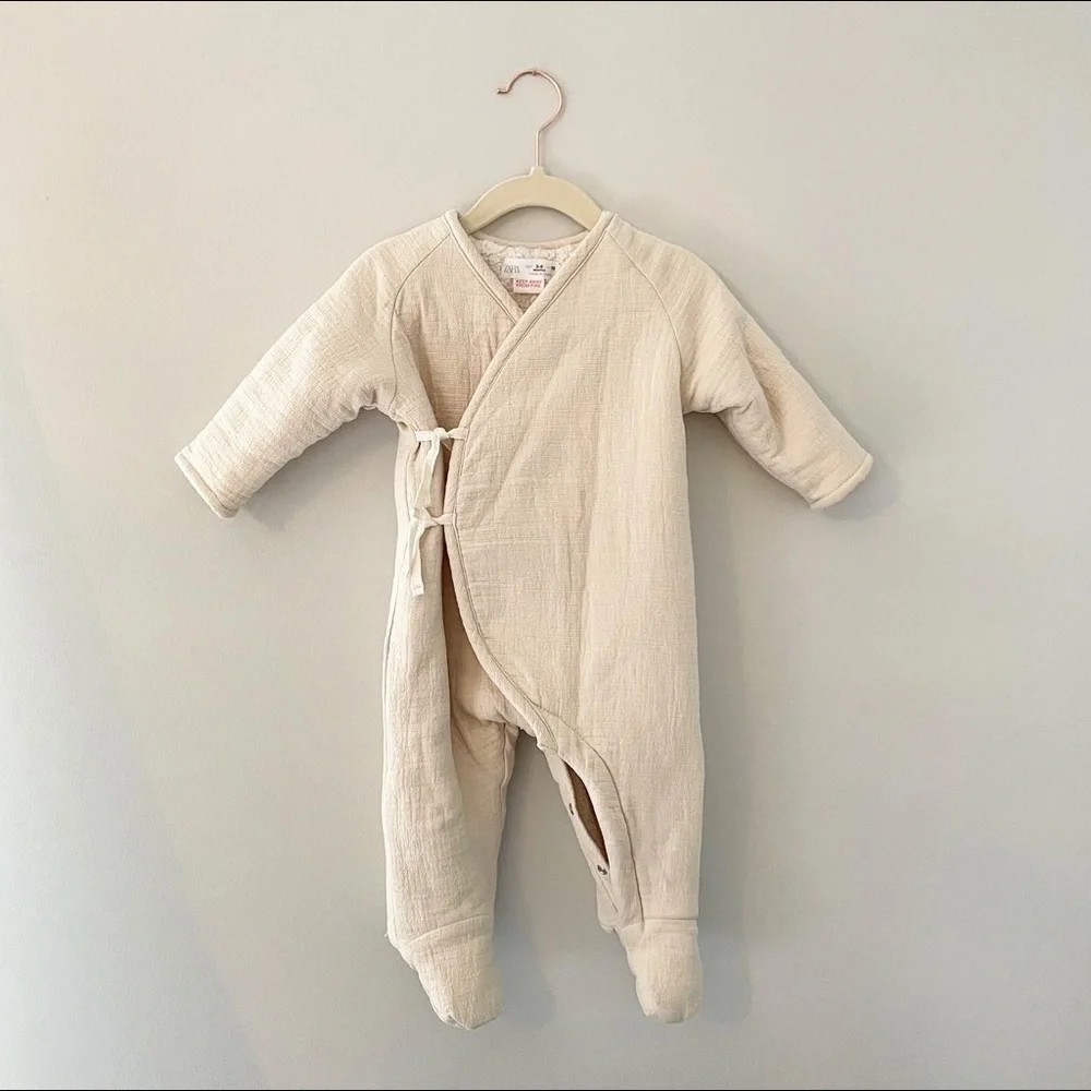 Zara Baby Sherpa Lined Jumpsuit - Picture 1 of 2